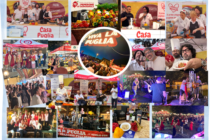 Grande successo di "Viva la Puglia " alla 75° Fiera Nazionale del Peperone di Carmagnola Grande successo di "Viva la Puglia " alla 75° Fiera Nazionale del Peperone di Carmagnola