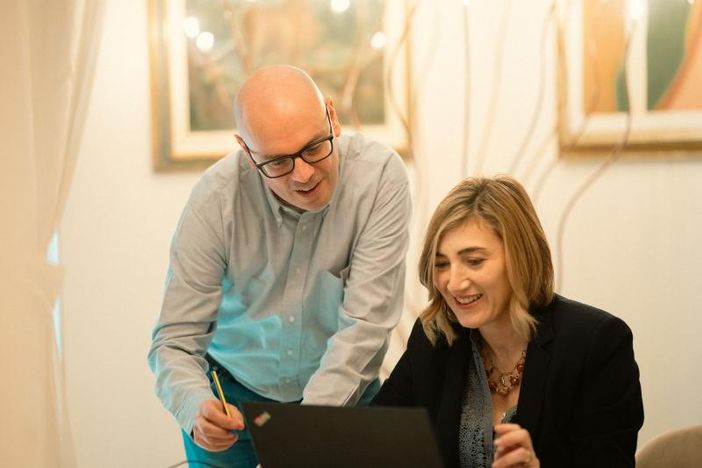 Marco Gaido e Rosanna Napoli