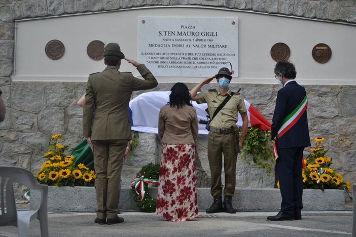 Villar Perosa dedica una piazza all’alpino caduto in Afghanistan Mauro Gigli (FOTO)