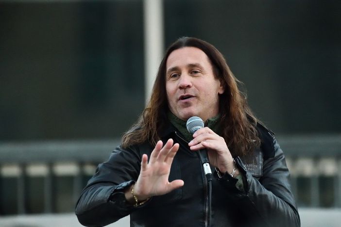 Una immagine di repertorio del cantante Povia Una immagine di repertorio del cantante Povia