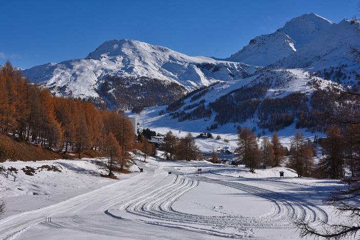 Uno scorcio del Centro di sci di fondo di Monterotta a Sestriere
