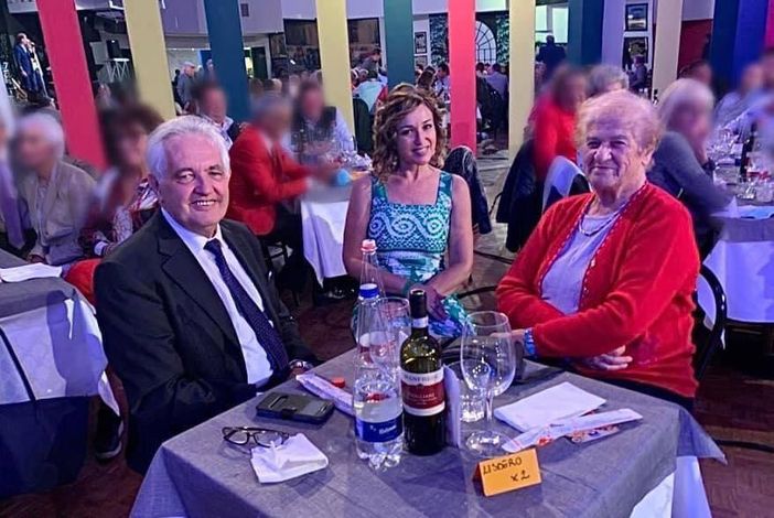 Dario Lisdero e Maria Rosa Fiore con Sonia De Castelli Dario Lisdero e Maria Rosa Fiore con Sonia De Castelli