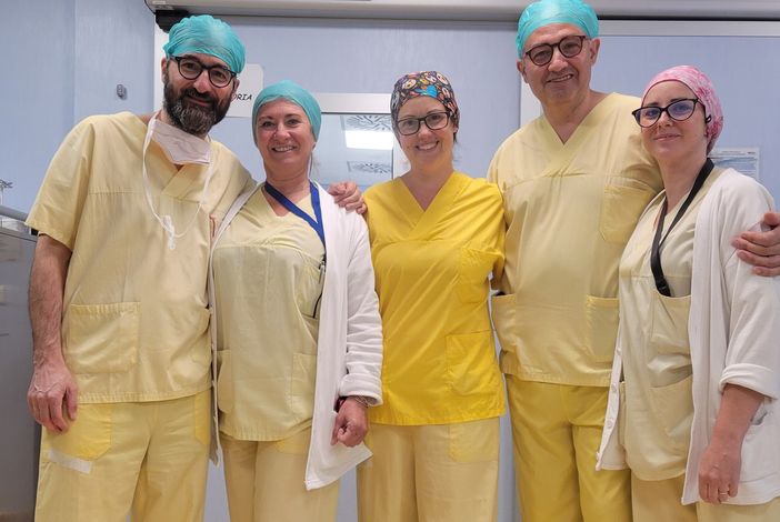 Infermieri e anestesisti dell'ospedale Santa Croce di Moncalieri Infermieri e anestesisti dell'ospedale Santa Croce di Moncalieri