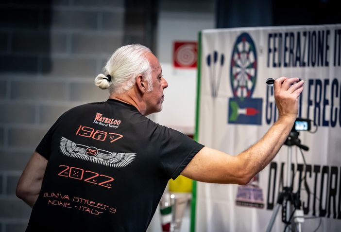 Daniele Sergi in pedana