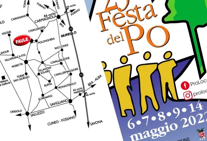 Un ricchissimo programma per la 23esima Festa del Po a Faule, a partire da venerdì 6 maggio