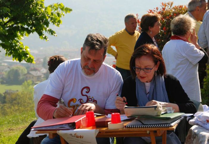 Tiziana Biolato a destra