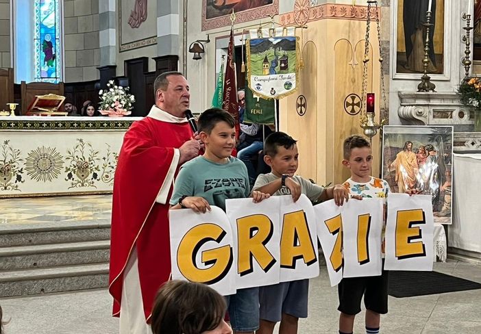 Don Monti lascia Campiglione Fenile e diventa parroco di Pinasca