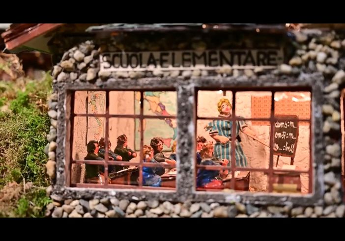 Il presepe meccanico di Dubbione rappresenta luoghi e scene di vita della valle