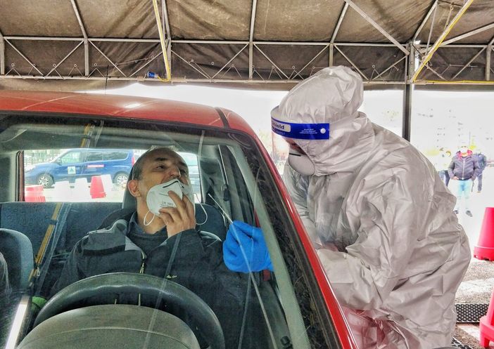 Test Covid al pit-stop per automobilisti