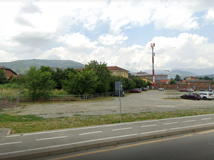 Il parcheggio vicino all’ospedale