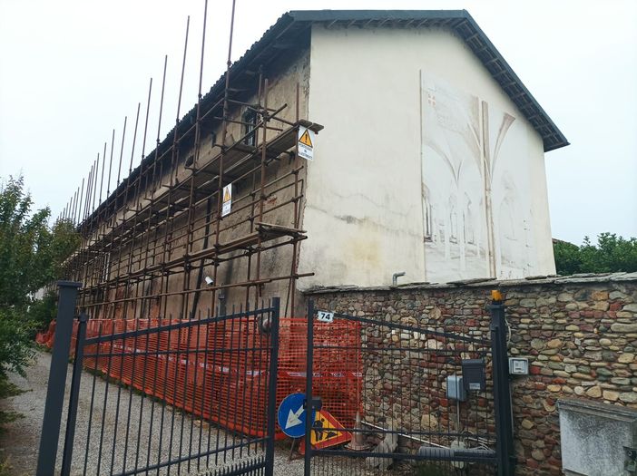 Il cantiere in Abbazia