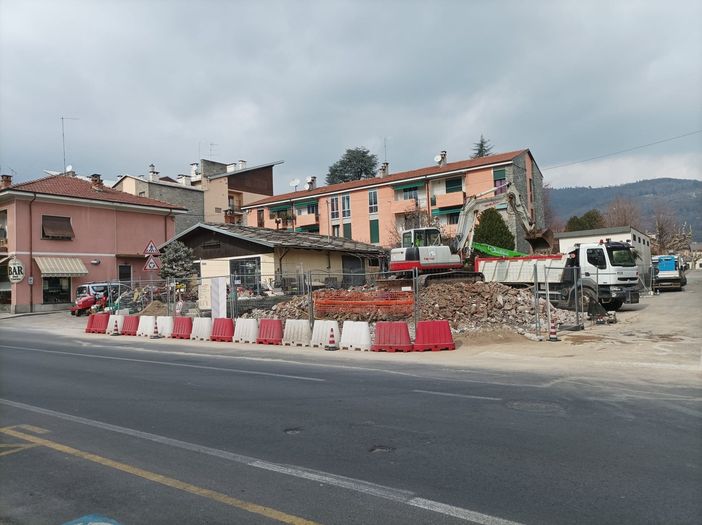 Il cantiere dell’abbattimento