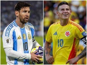 Scintille tra Messi e James Rodriguez, rissa sfiorata: cos'è successo - Video Scintille tra Messi e James Rodriguez, rissa sfiorata: cos'è successo - Video
