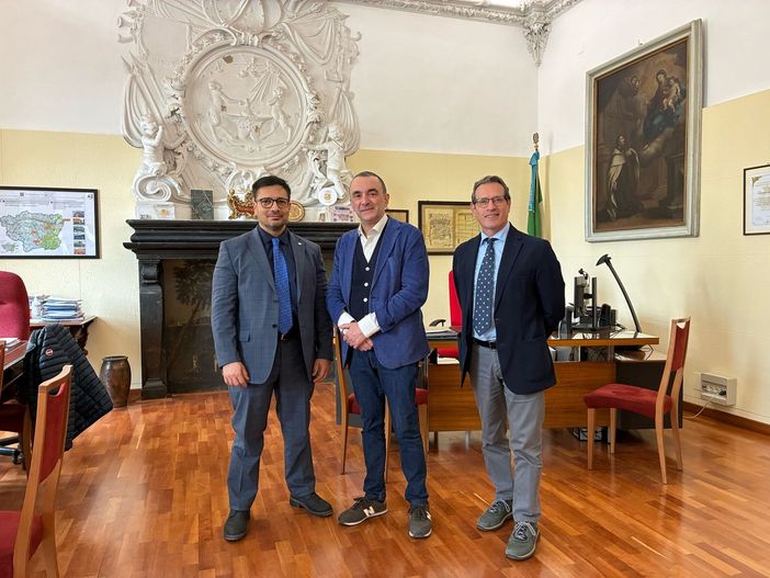 Giovanni La valle, Direttore generale AslTo3; Giuseppe Nazionale; Carlo Conte, Direttore amministrativo AslTo3