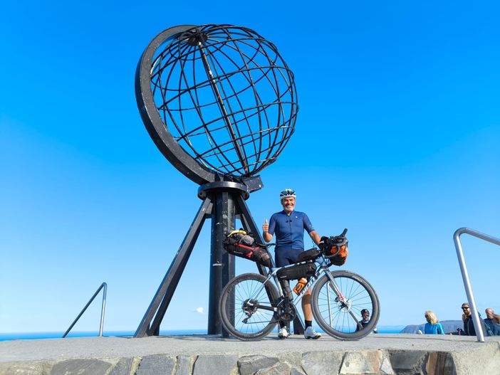 Paolo Polese a Capo Nord