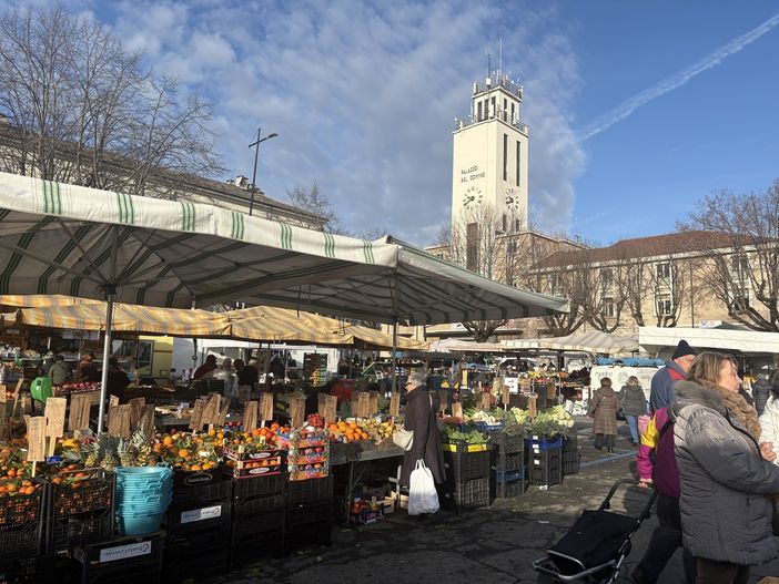 Il mercato di piazza Vittorio Veneto