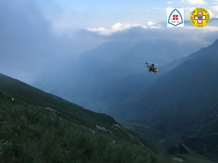 Salvato un escursionista precipitato dal Gran Truc