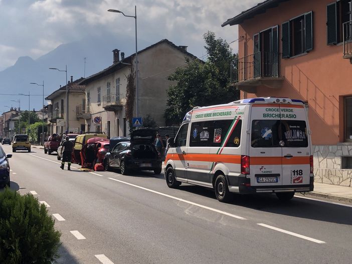 Il tamponamento a Luserna San Giovanni Il tamponamento a Luserna San Giovanni