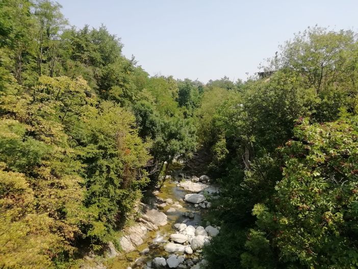 Il torrente Luserna Il torrente Luserna