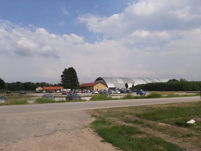 Il centro vaccinale di Pinerolo