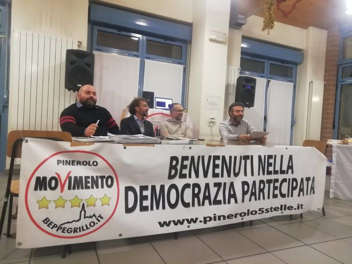 Da sinistra Umberto Cavaliere, il consigliere comunale Christian Bächstäd, il capogruppo in Consiglio Giorgio Pittau e l’assessore Luigi Carignano