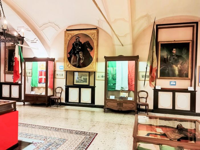 L’allestimento al Museo della Cavalleria