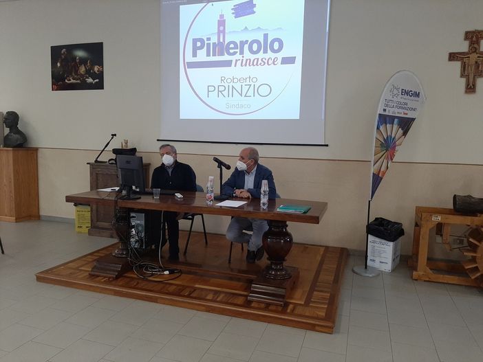 La presentazione del candidato sindaco di Pinerolo rinasce La presentazione del candidato sindaco di Pinerolo rinasce