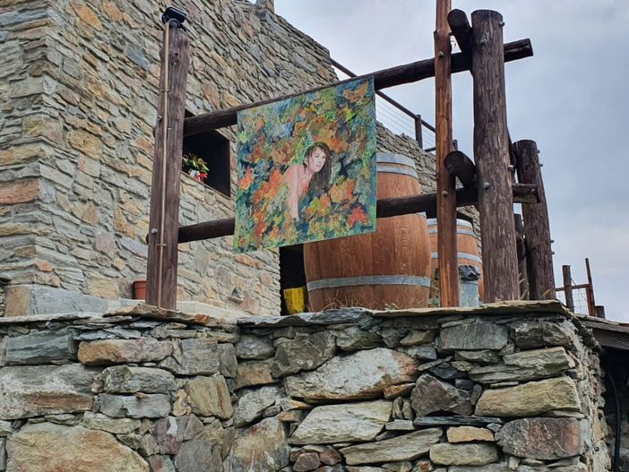 Arte in vigna a Pomaretto Arte in vigna a Pomaretto