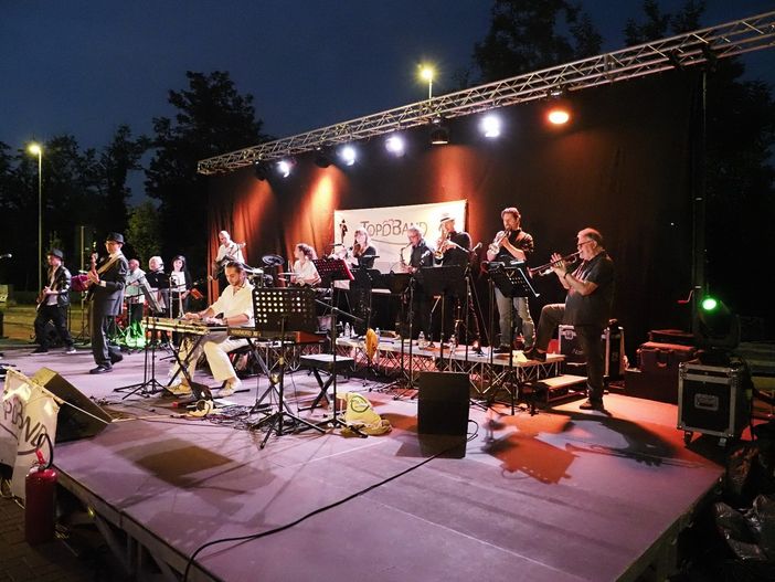 La Topoband sul palco La Topoband sul palco