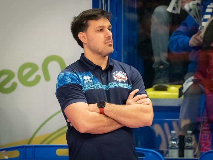 Marco Sesia al Pala Bus Company con la divisa di Scandicci (foto di Christian Bosio)