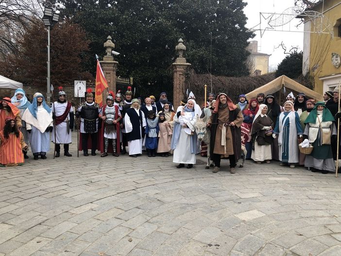 Una immagine della scorsa edizione del Presepe Vivente a Nichelino