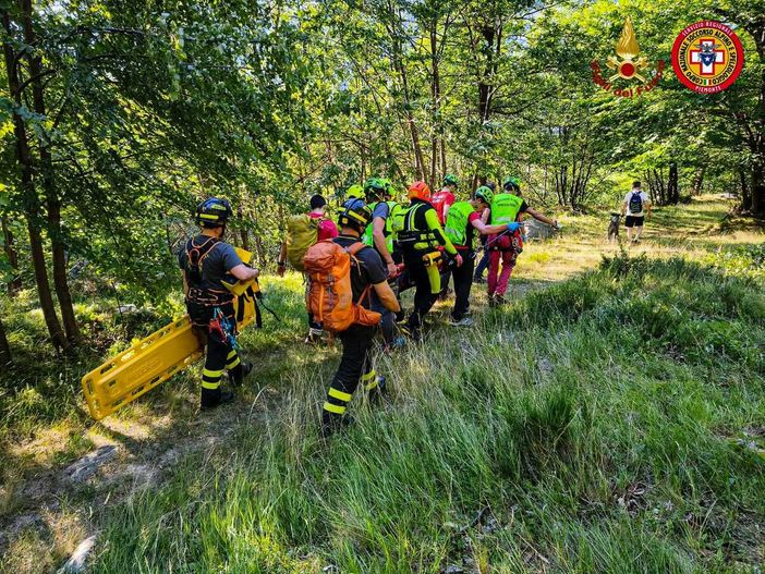 Escursionista precipita in un vallone: trasportata al Cto in codice rosso Escursionista precipita in un vallone: trasportata al Cto in codice rosso