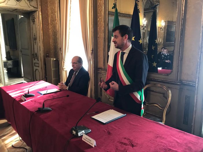 il prefetto ruberto e il sindaco salvai