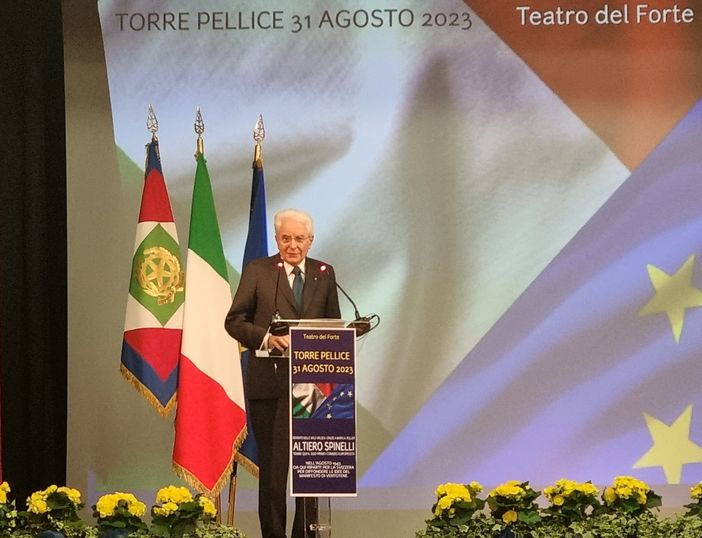 Mattarella al convegno al Teatro del Forte