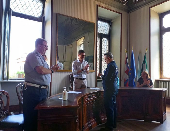 La cerimonia di consegna