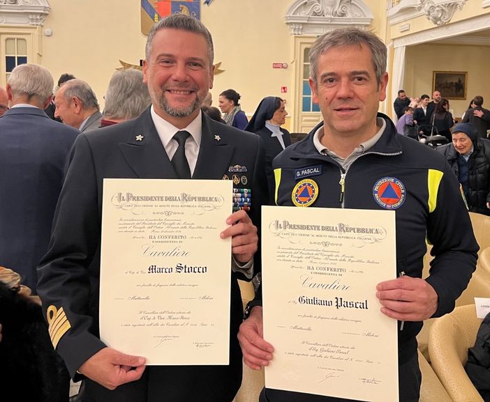 Giuliano Pascal (a destra) con Marco Stocco Giuliano Pascal (a destra) con Marco Stocco