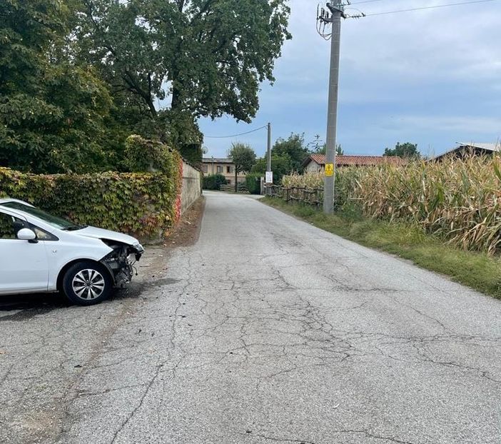 L’auto incidentata lo scorso 25 settembre