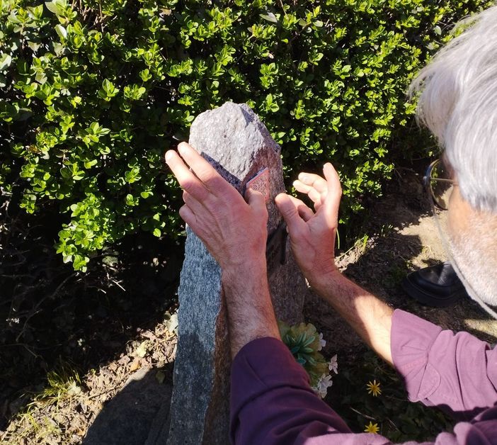 La posa di un Qr code La posa di un Qr code