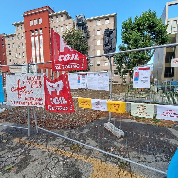 La mobilitazione a Pinerolo La mobilitazione a Pinerolo