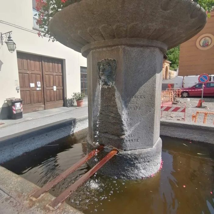 La fontana tornata a zampillare La fontana tornata a zampillare