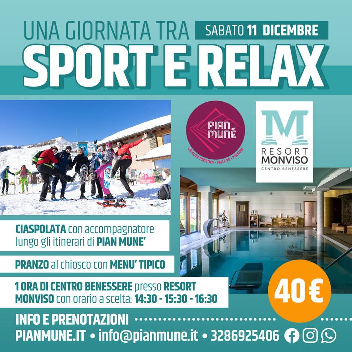 Prima giornata di Sport e Benessere a Pian Munè Paesana