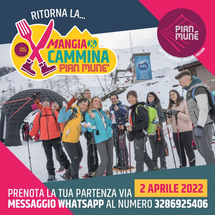 Pian Munè di Paesana: “Mangia e Cammina” confermata