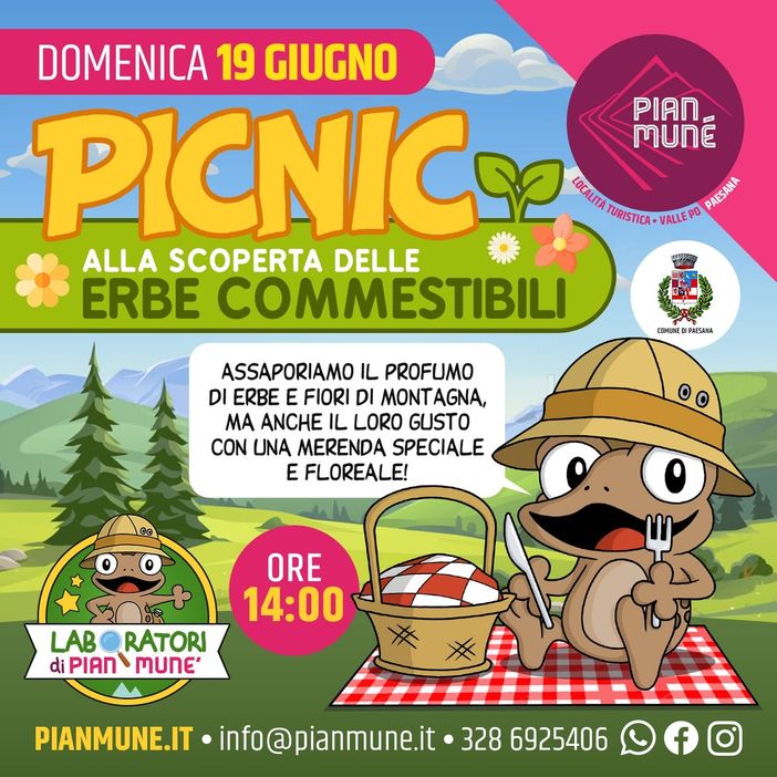 Passeggiate per Famiglie tra luna piena ed erbe commestibili a Pian Munè di Paesana