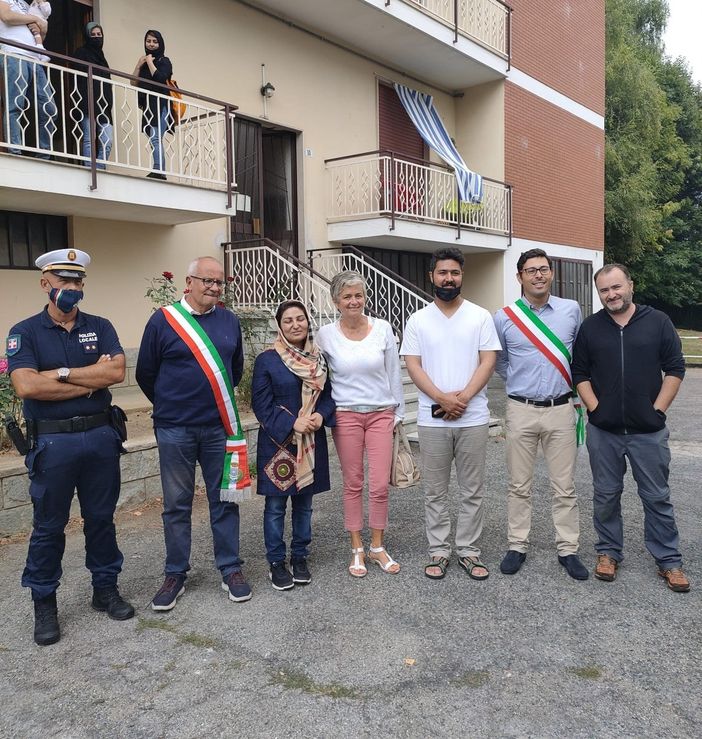 I profughi arrivati a Luserna San Giovanni I profughi arrivati a Luserna San Giovanni