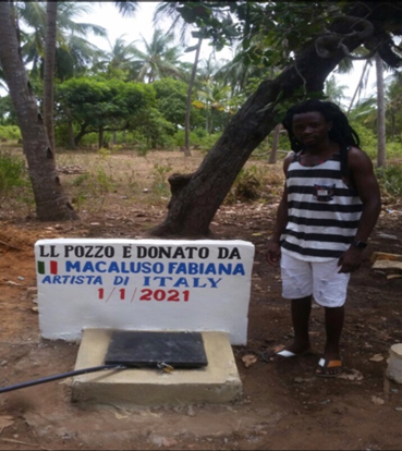 Pozzo d'acqua in Africa Pozzo d'acqua in Africa