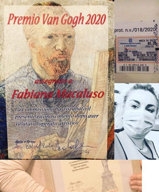 Premio Van Gogh 2020: premiata la torinese Fabiana Macaluso Premio Van Gogh 2020: premiata la torinese Fabiana Macaluso
