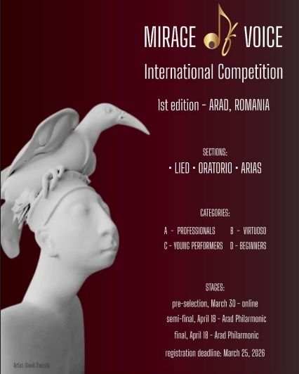 Il talento lirico sbarca in Romania: al via la prima edizione di "Mirage Voice"