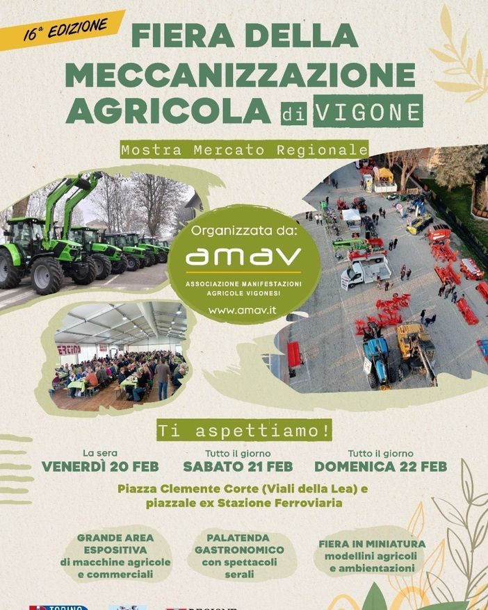 Il mondo agricolo scalda i motori con la Fiera della Meccanizzazione di Vigone