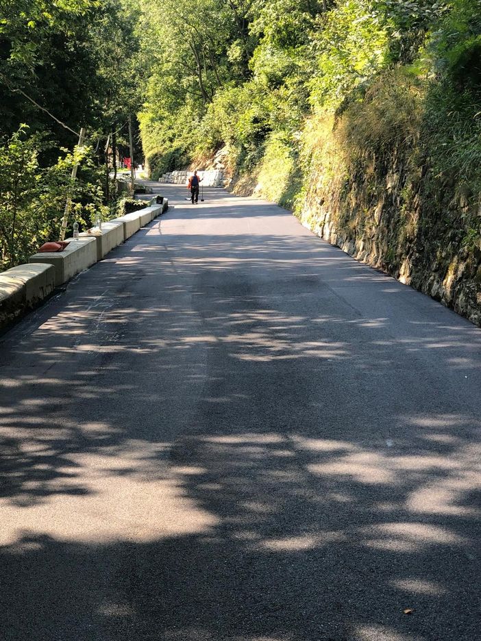 Pramollo chiude il capitolo frana: asfaltata la 168