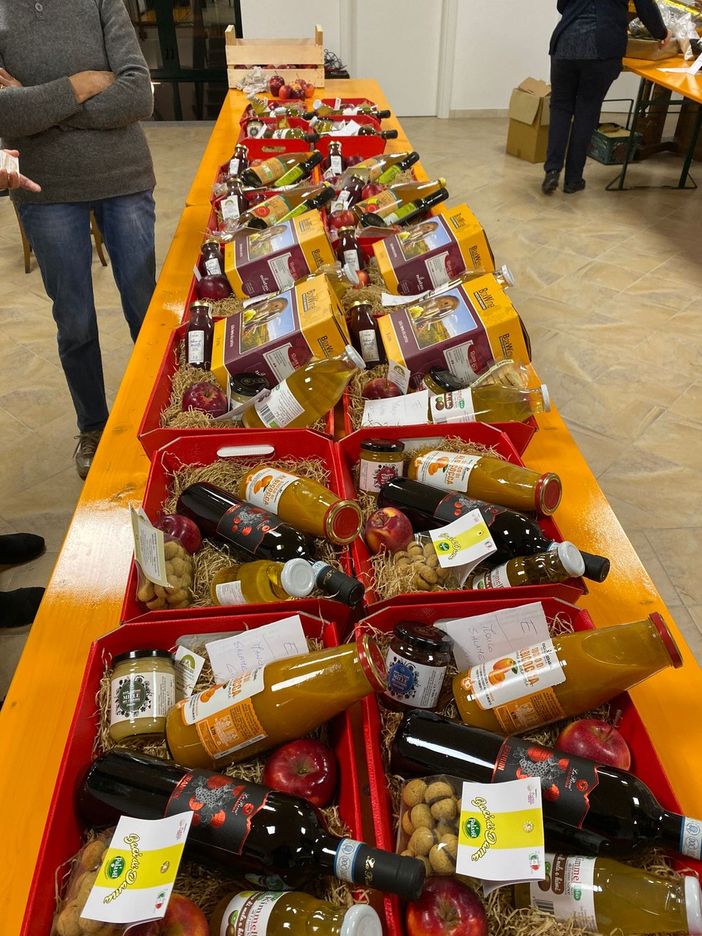 Le ceste confezionate a Bricherasio